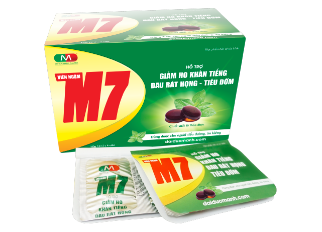 Viên ngậm M7 [Hộp 100 viên]